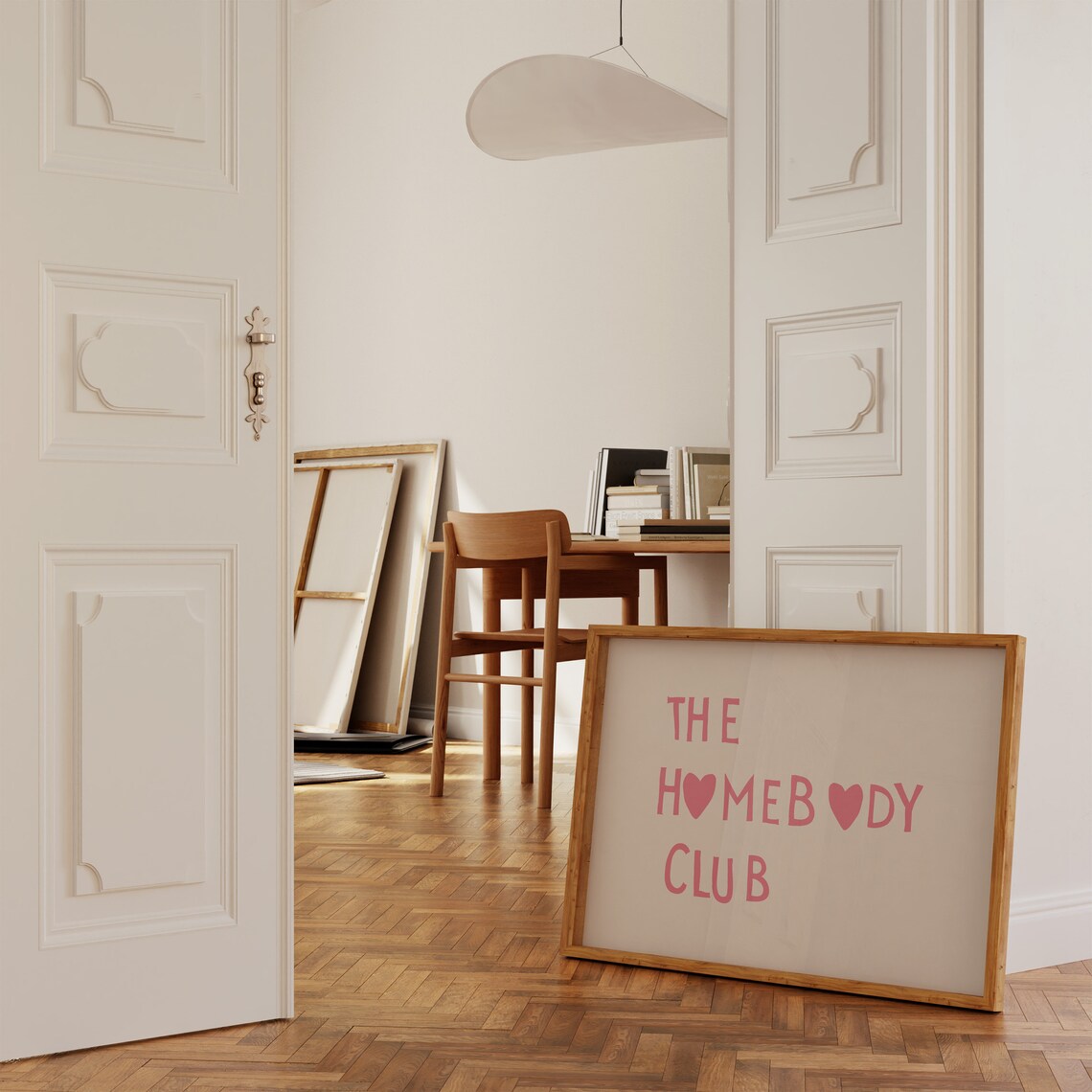 The Homebody Club Minimalist Heart Art Print - Image 3