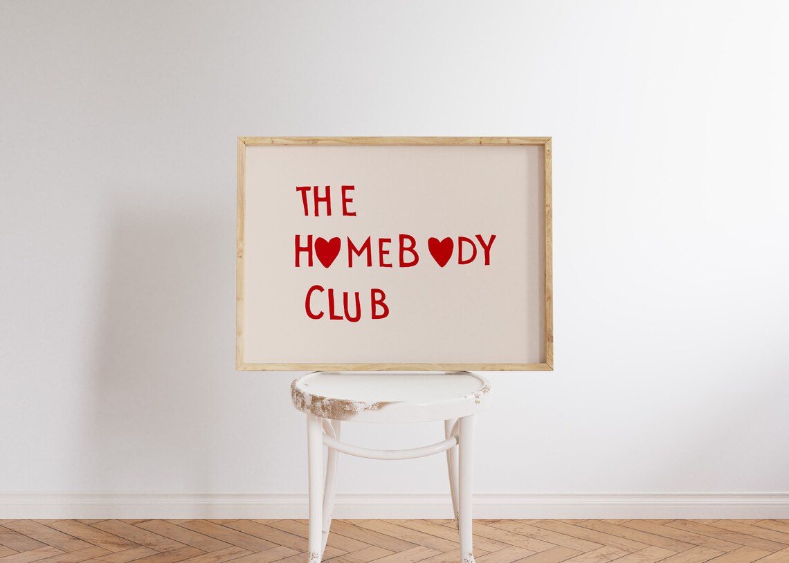 The Homebody Club Trendy Decor Poster Print - Image 2