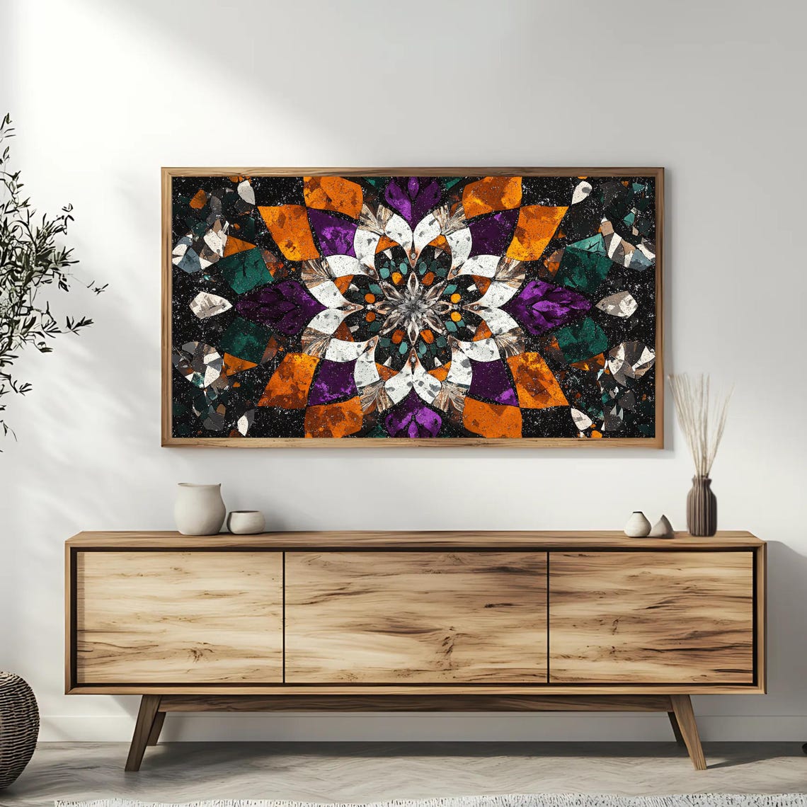 Islamic Mosaic Art For Frame Tv Arabic Geometric Roku Screensaver Wall Art - Image 3