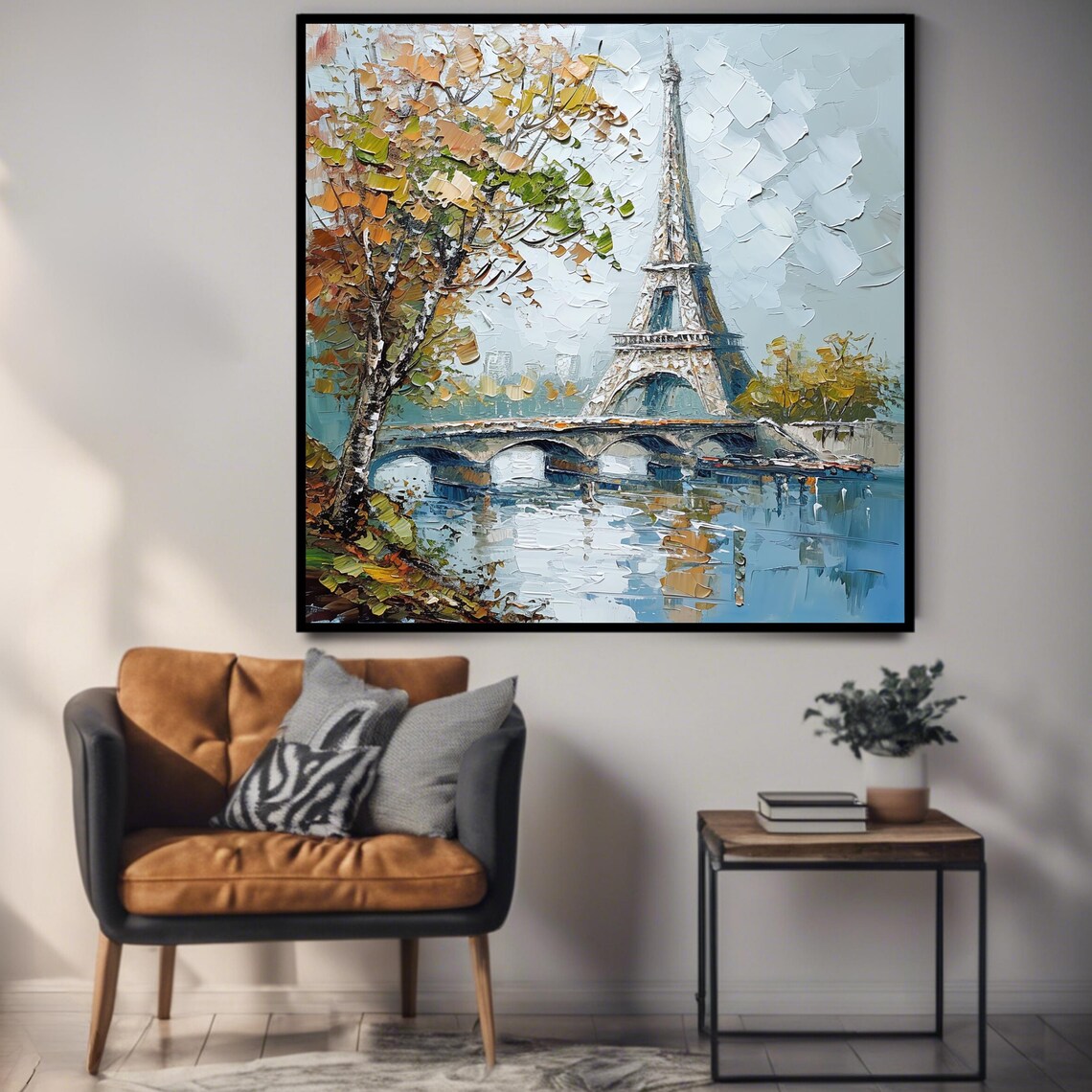 Paris Eiffel Tower Art Print, Cityscape Decor - Image 3