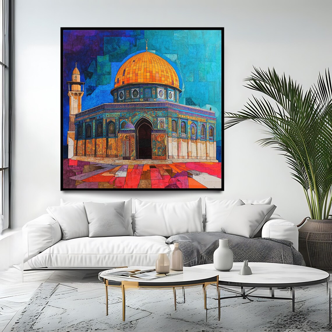 Masjid Al Aqsa Islamic Art Print, Palestine Decor - Image 4