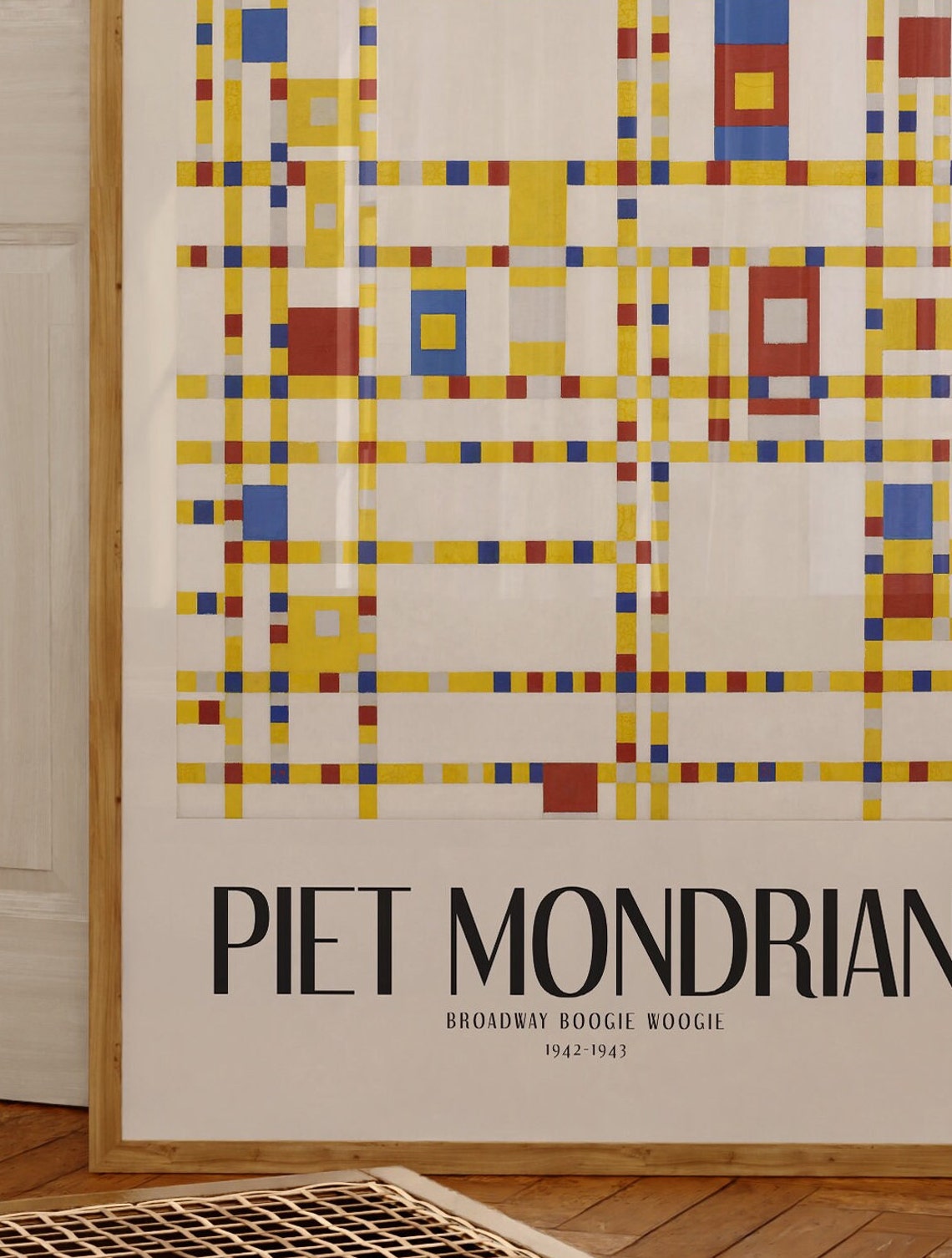 Piet Mondrian Broadway Boogie Woogie 1942 Grid Rhythm Poster - Image 3
