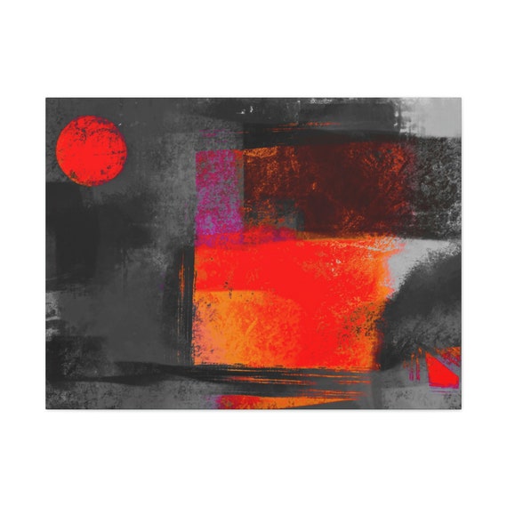 Modern Abstract Canvas Artwork Large Vibrant Contemporary Art For Stylish Interiors And Spaces