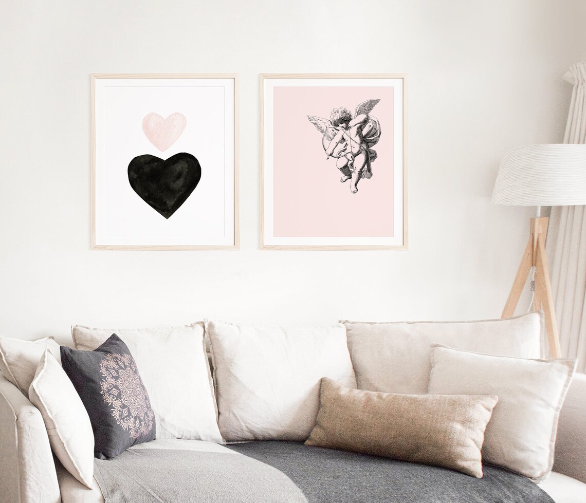 Minimalist Cupid Art Print, Valentine's Day Decor - Image 3