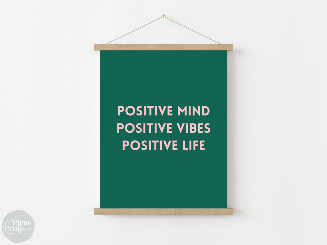 Positive Mindset Manifest Poster, Mindfulness Wall Art - Image 3