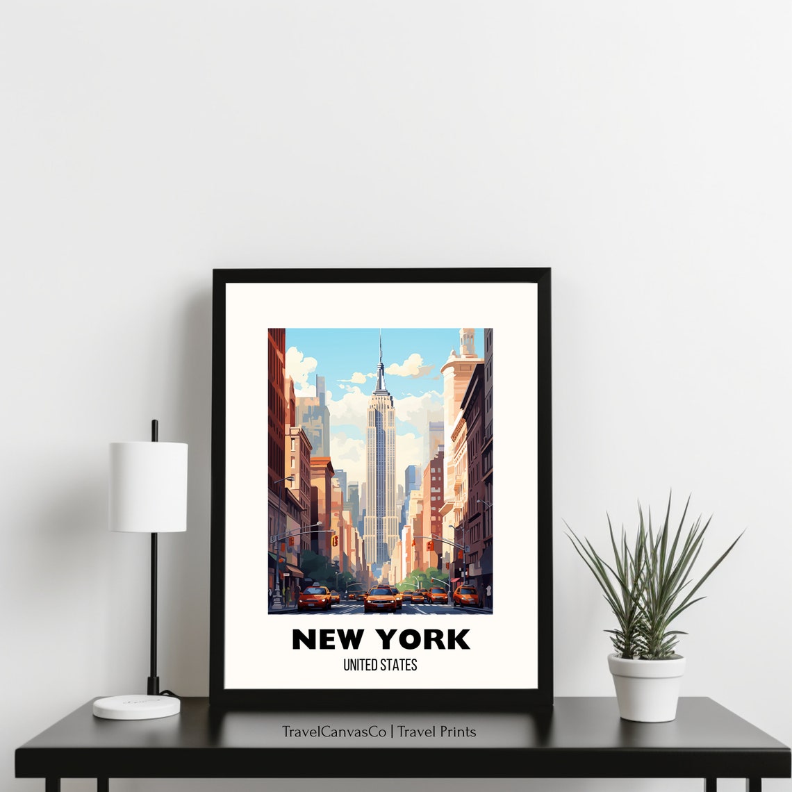 New York Travel Poster Wall Art City Art Poster Usa Travel Prints Usa Wall Art New York Gift New York Print Wall Art - Image 3