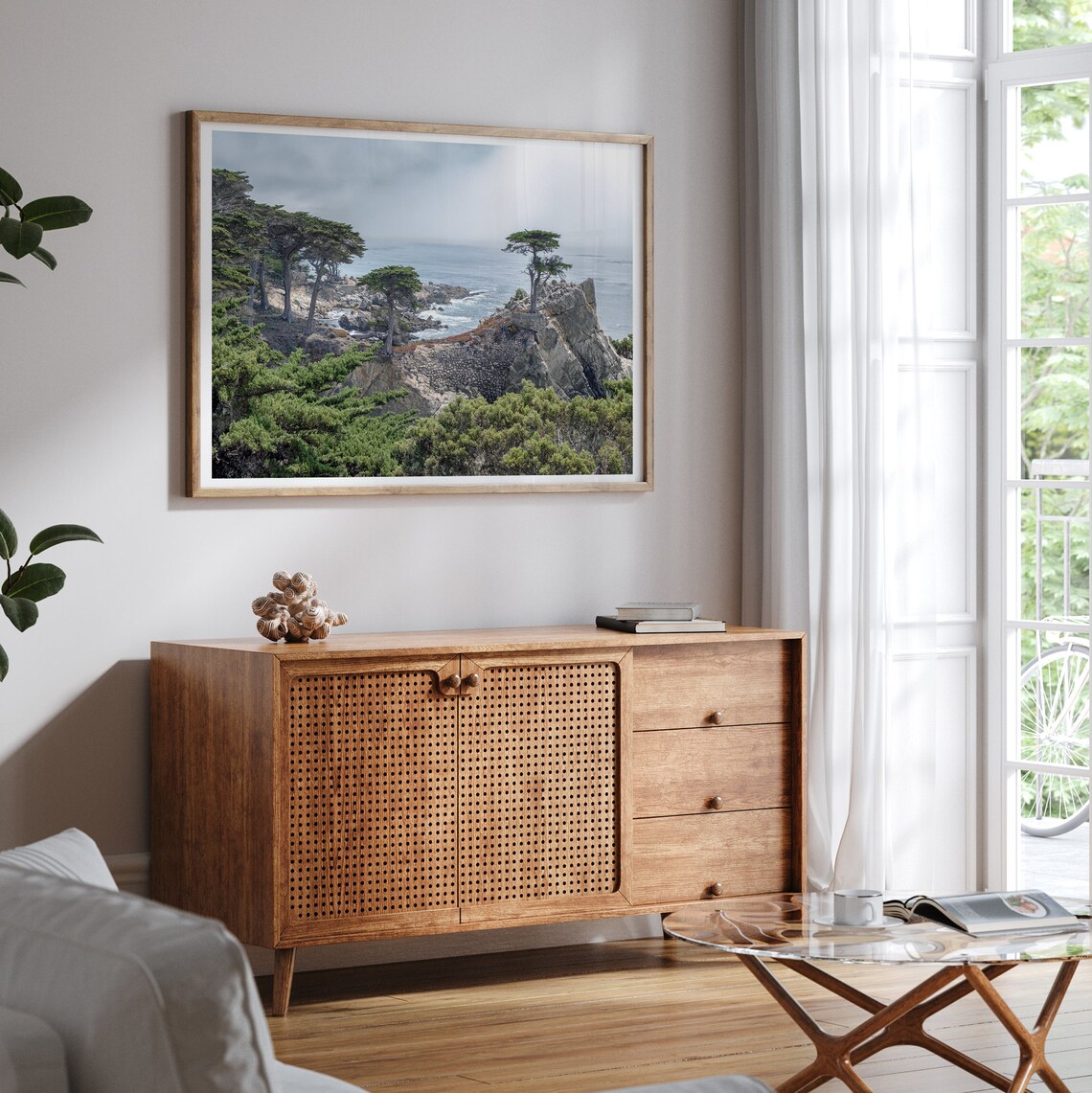 Lone Cypress Tree, Monterey Coastal Art Print - Image 5