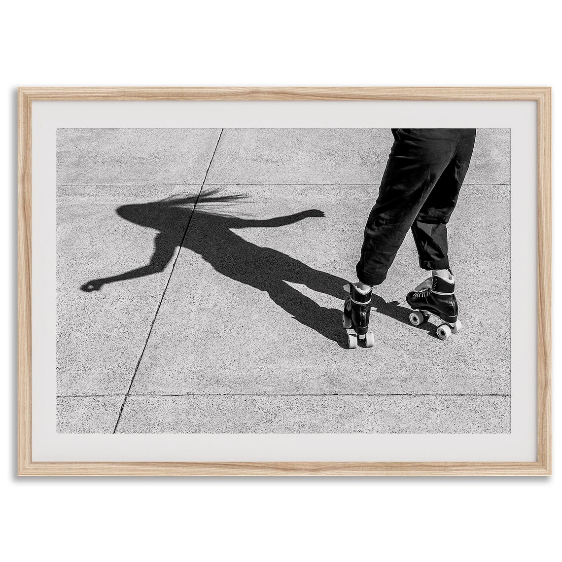 Skating Street Photography, Vintage Sports Art Print