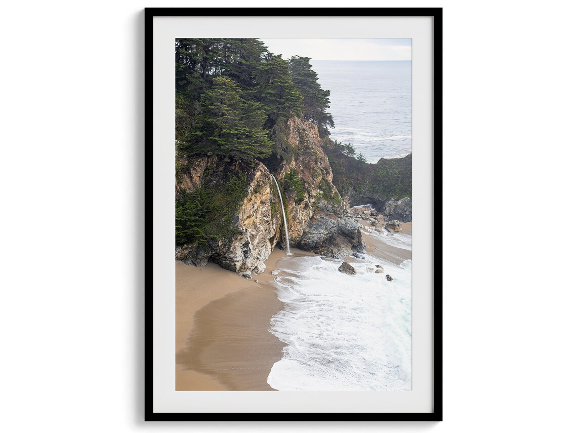 Big Sur McWay Waterfall Art Print, California Coast - Image 2