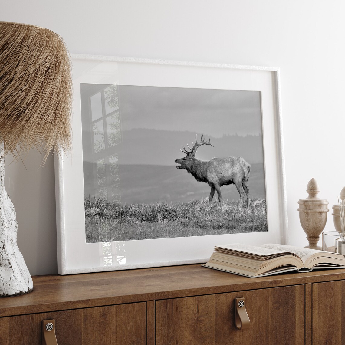Coastal Elk California Nature Art Print, Home Decor - Image 4