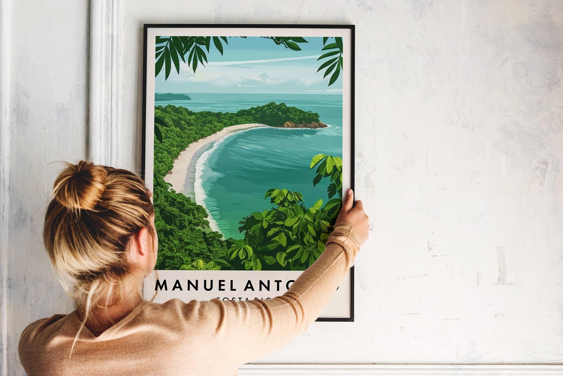 Manuel Antonio Travel Poster, Costa Rica Print - Image 2