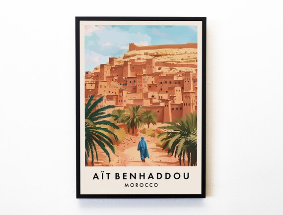 At Benhaddou Morocco Home Decor Poster