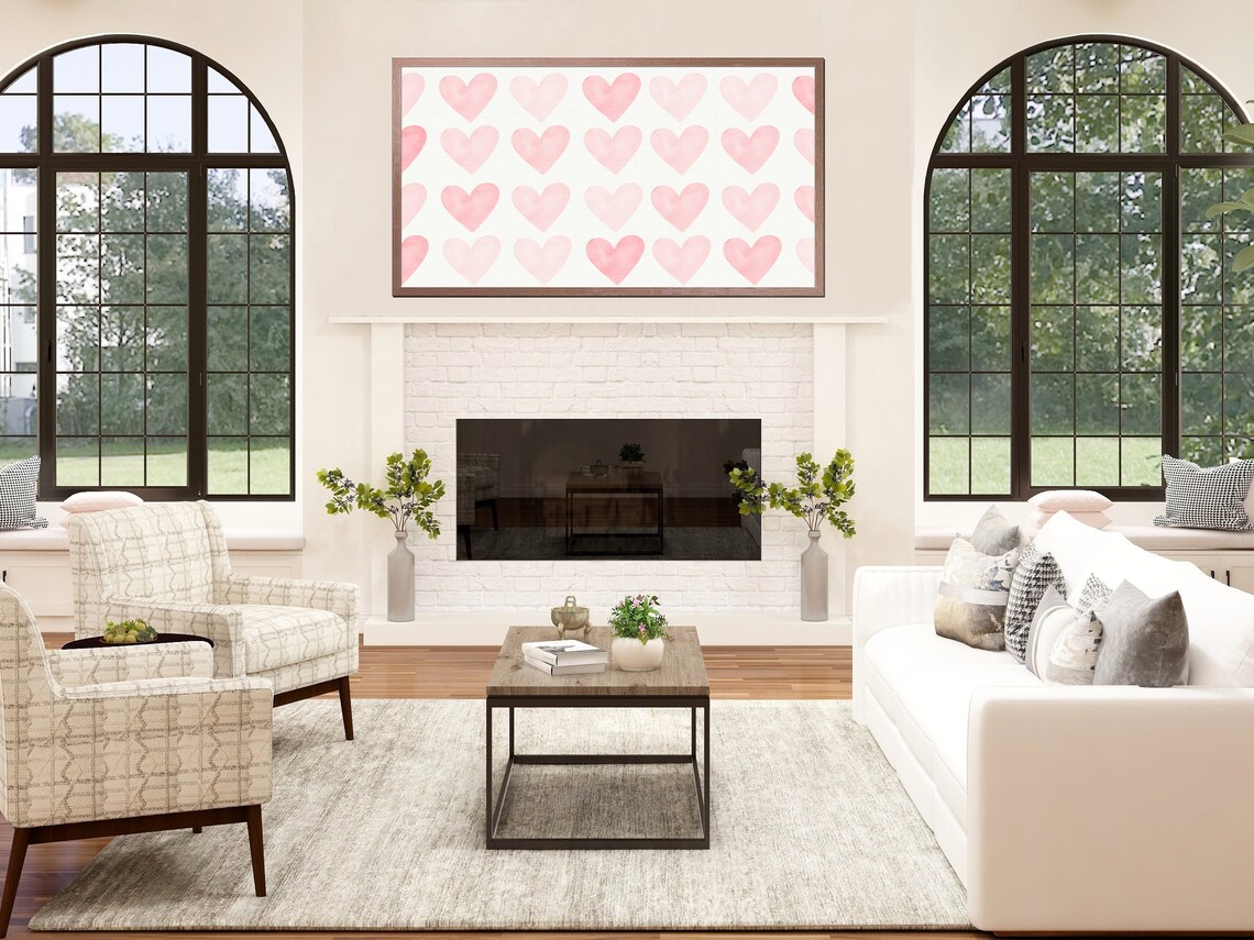 Valentine's Day TV Art, Holiday Love Decor - Image 4