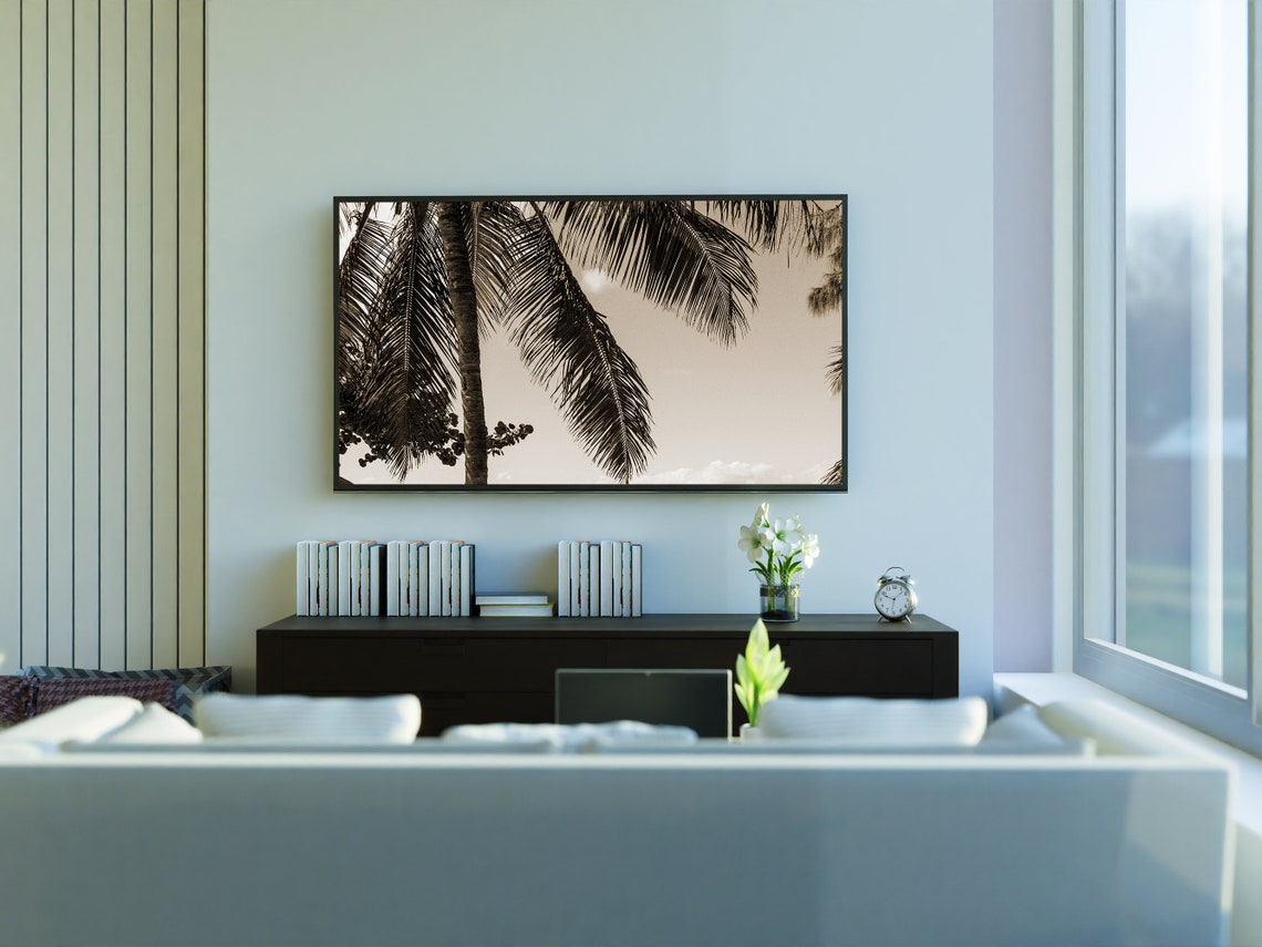 Frame Tv Art Palm Trees Frame Tv Art Art For Frame Tv Tv Art Instant - Image 3