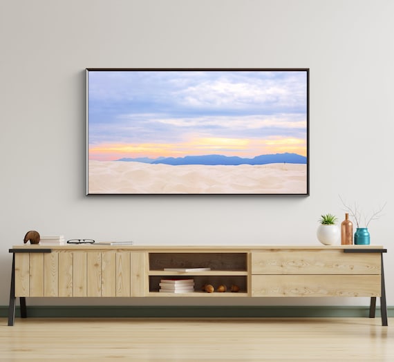 Frame Tv Art Sunrise Horizon Desert Landscape Frame Tv Art 4k The Frame Tv Art Art For Tv Instant