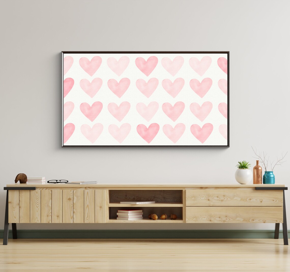 Valentine's Day TV Art, Holiday Love Decor - Image 3