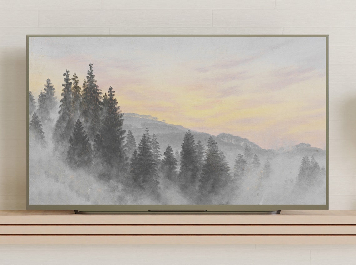 Frame Tv Art Landscape Art Vintage Forest Paintings Instant - Image 3
