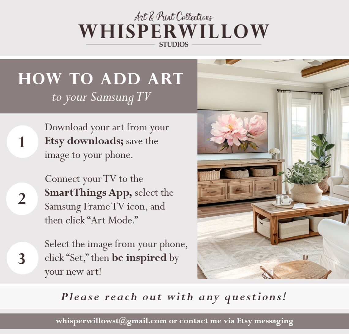 Blush Pink Peony Blooms Romantic Floral Oil Painting Art Poster - Image 2