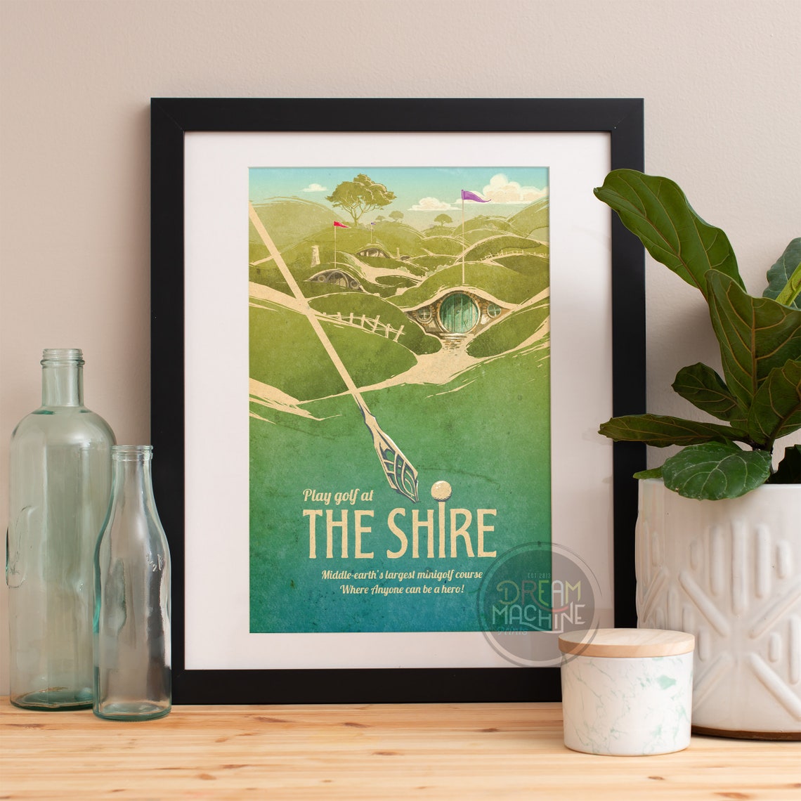 Lord Of The Rings Poster The Shire Minigolf Travel Poster Lord Of The Rings Art Lord Of The Rings The Hobbit Lotr Art Lotr Tolkien