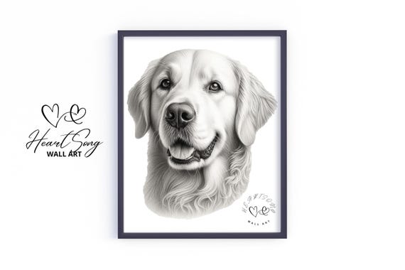 Great Dane Rustic Sketch Moody Earthy Dog Art Print Vintage Country Home Wall Decor Warm Tones V466