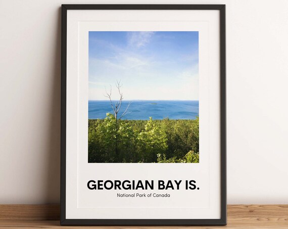 Georgian Bay Islands National Park Canada Scenic Lake Poster