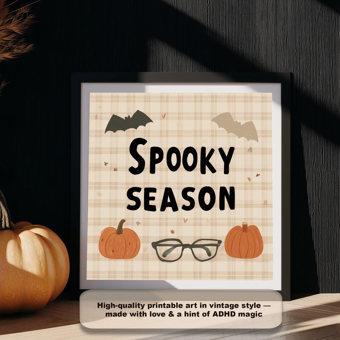 Boho Halloween Wall Art Print Spooky Season Decor Png 300 Dpi