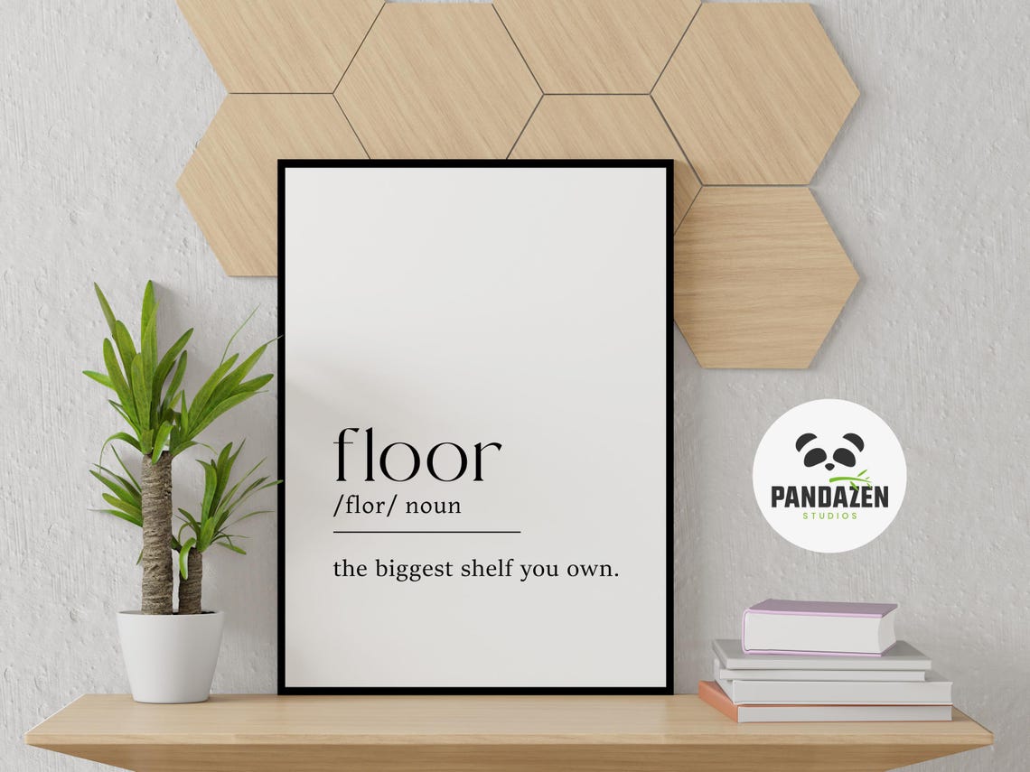 Floor Definition Bedroom Decor Teenager Wall Art Teen Room Decor Funny Teen Poster Room Decor For Teen Boys Room Decor For Teen Girls - Image 7
