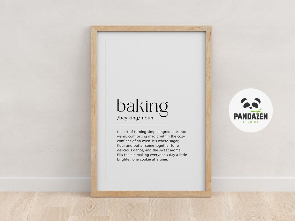 Baking Definition Poster, Baker Mom Holiday Gift - Image 2