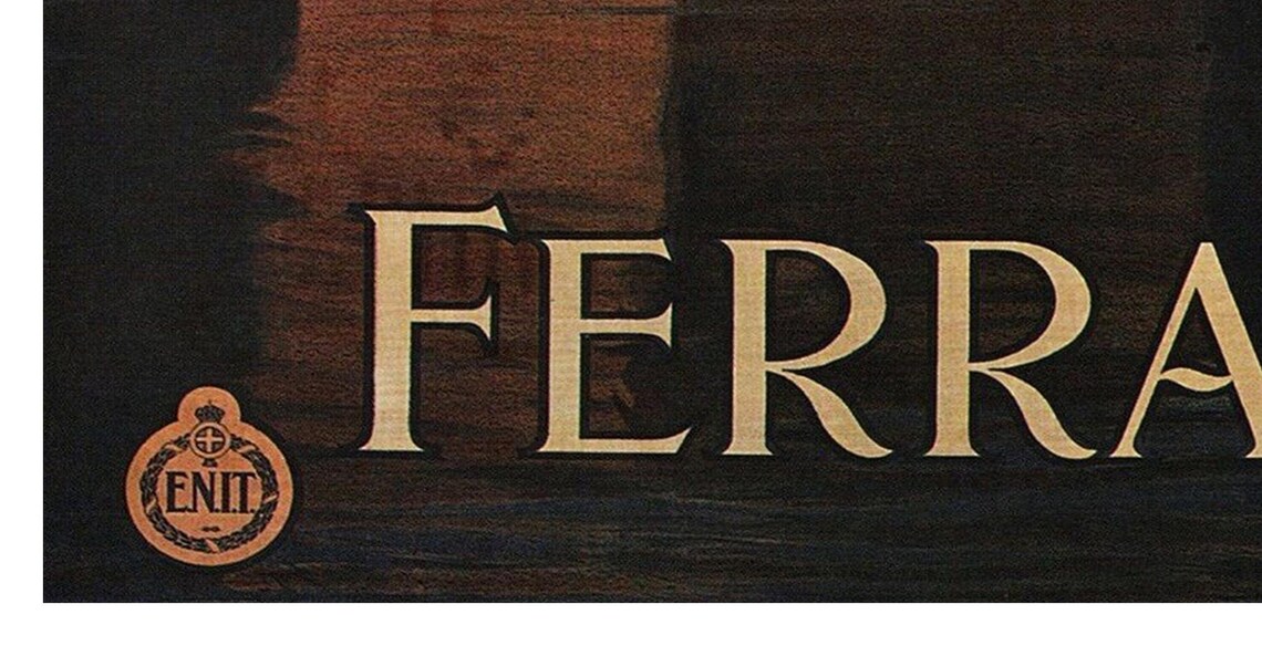 Ferrara Italy Vintage Travel Poster, Art Print - Image 2