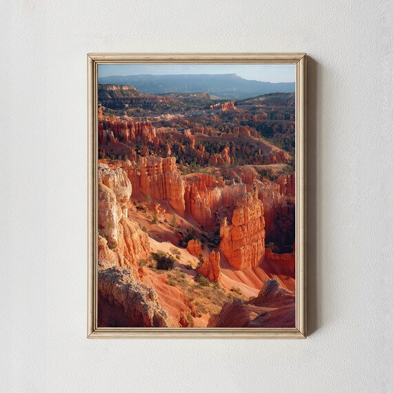 Bryce Canyon Utah Hoodoos Red Rock Amphitheater Photo Poster