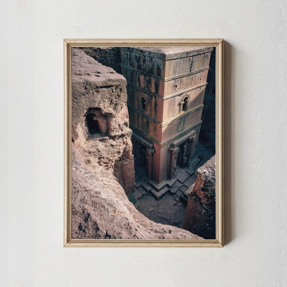 Lalibela Ethiopia Art Print Rockhewn Church Photography