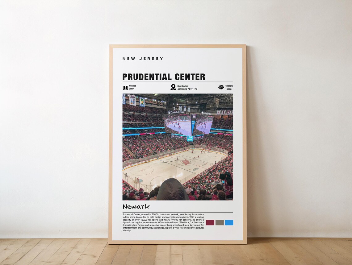 Prudential Center New Jersey, Newark Views Art Print