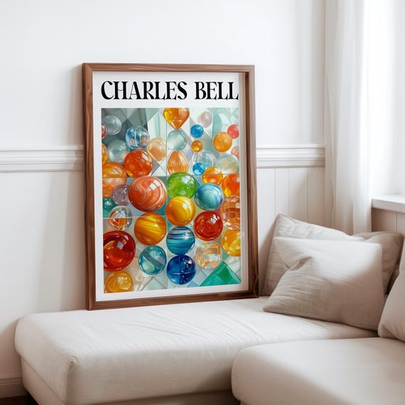 Charles Bell Inspired Photorealism Poster Vintage Gumball Print Colourful Retro Sweetshop Hyper Realistic Candy Machine 1980s