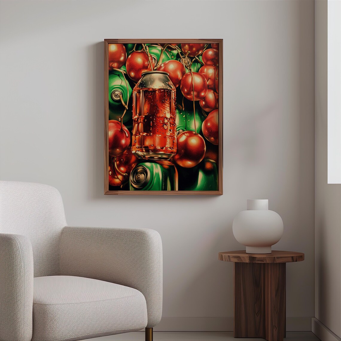 Pedro Campos Inspired Photorealism Print Hyperrealistic Object Posters Modern Realism Wall Decor Realistic Soda Can Fruit Art Print - Image 2