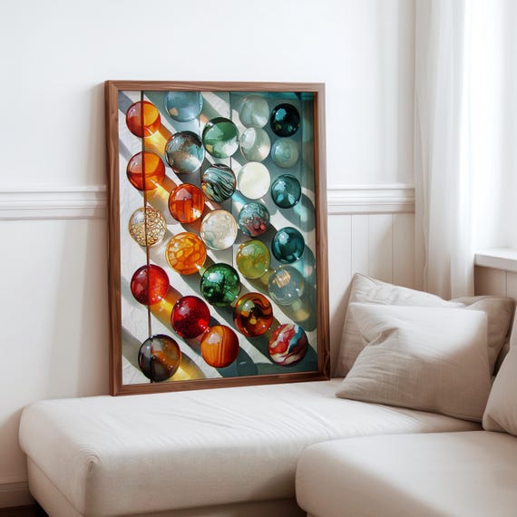 Charles Bell Inspired Photorealism Poster Vintage Gumball Print Colourful Retro Sweetshop Hyper Realistic Candy Machine 1980s
