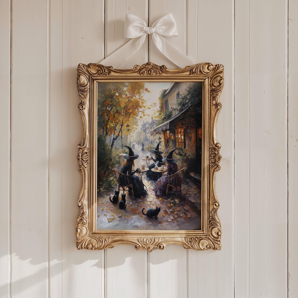 Witch Cafe Halloween Impressionist Wall Art Print - Image 5