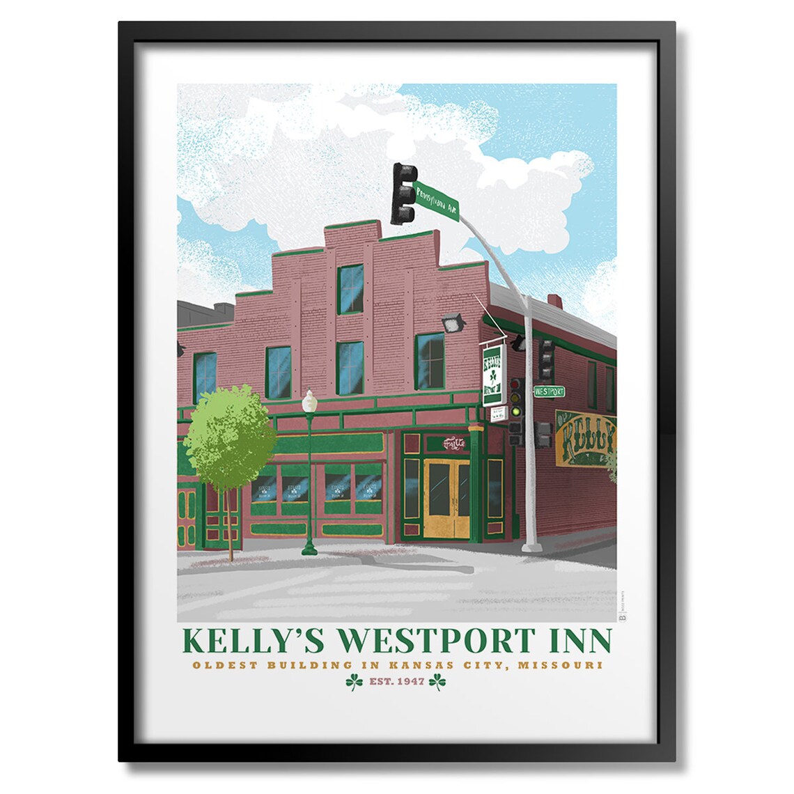 Kellys Westport Inn Art Print