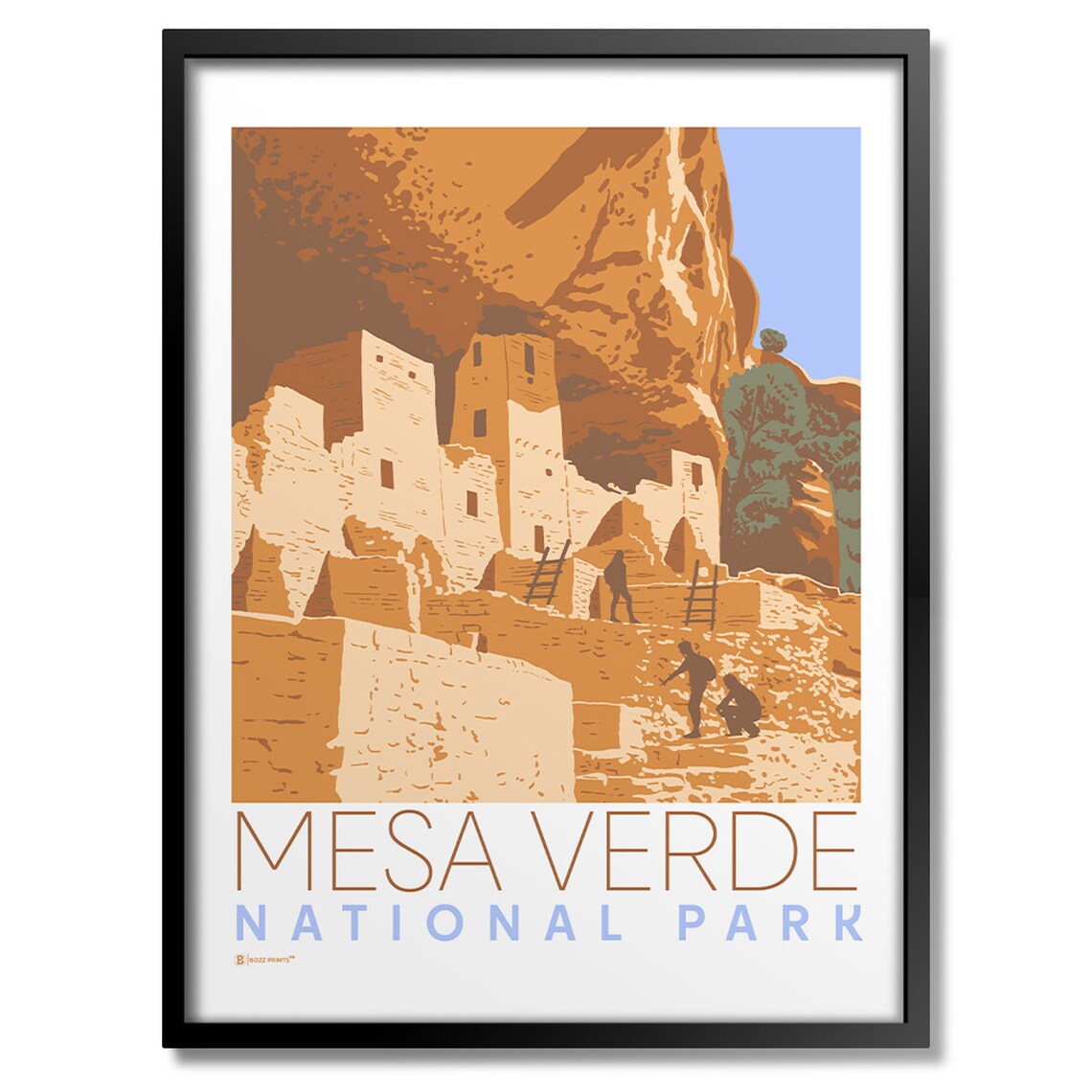 Mesa Verde National Park Cliff Dwellings Art Print