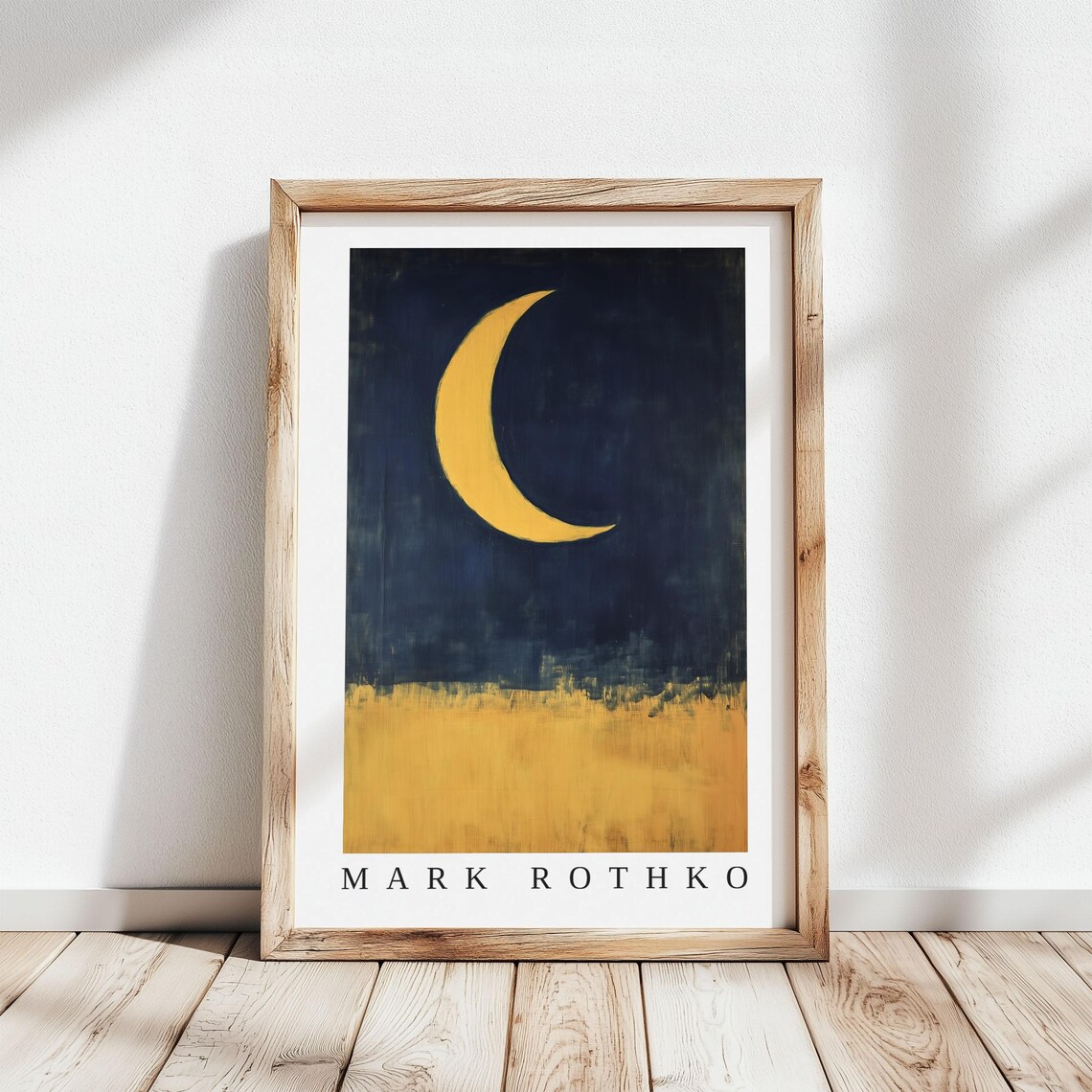 Mark Rothko Moon Poster, Abstract Expressionism