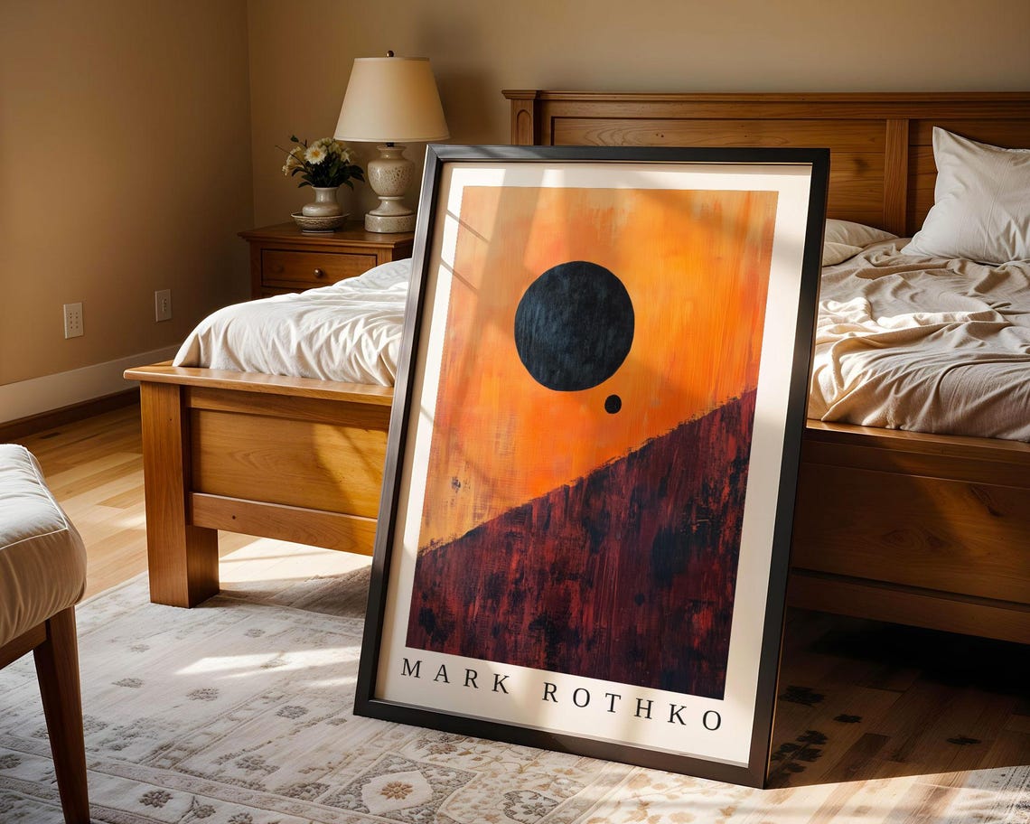 Mark Rothko Poster Abstract Expressionism Color Field Print Mark Rothko Print Modern Abstract Museum Poster Modern Wall Decor - Image 4