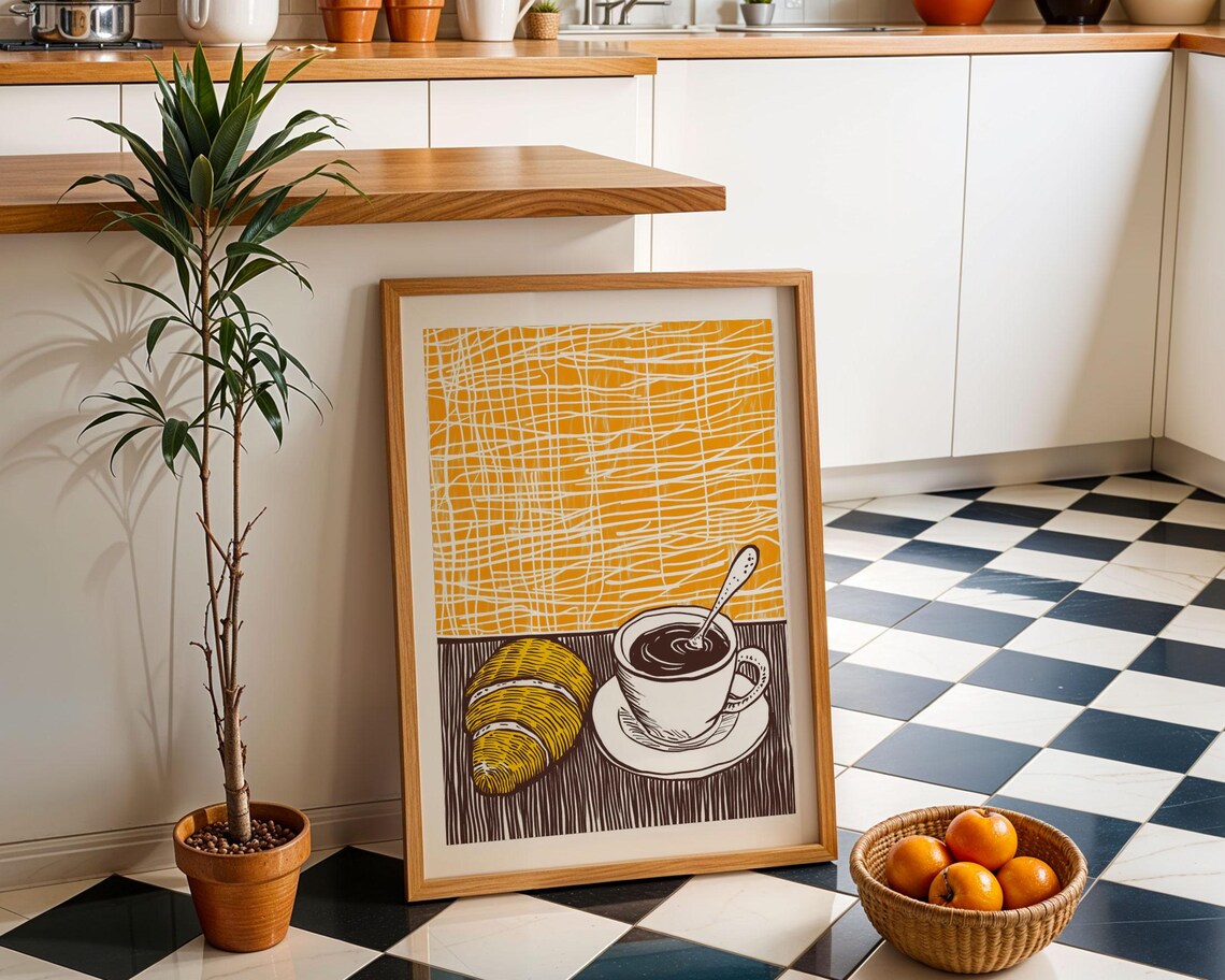 Retro Diner Bistro Dining Pasta, Kitchen Decor - Image 4
