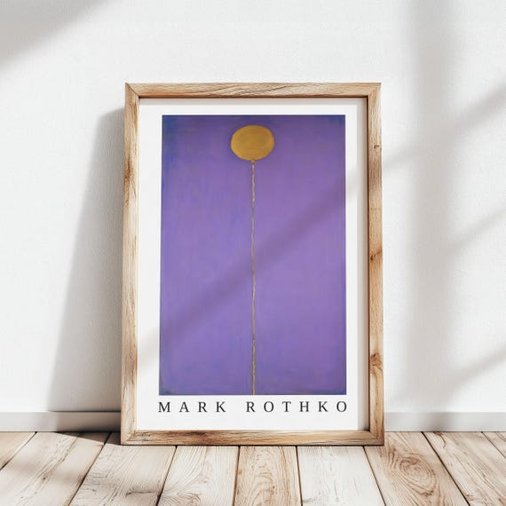 Mark Rothko Poster Abstract Expressionism Color Field Print Mark Rothko Print Modern Abstract Museum Poster Modern Wall Decor