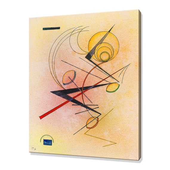 Wassily Kandinsky Kleines Warm 1928 Classic Design Abstract Decor Reproduction Print Wall Art