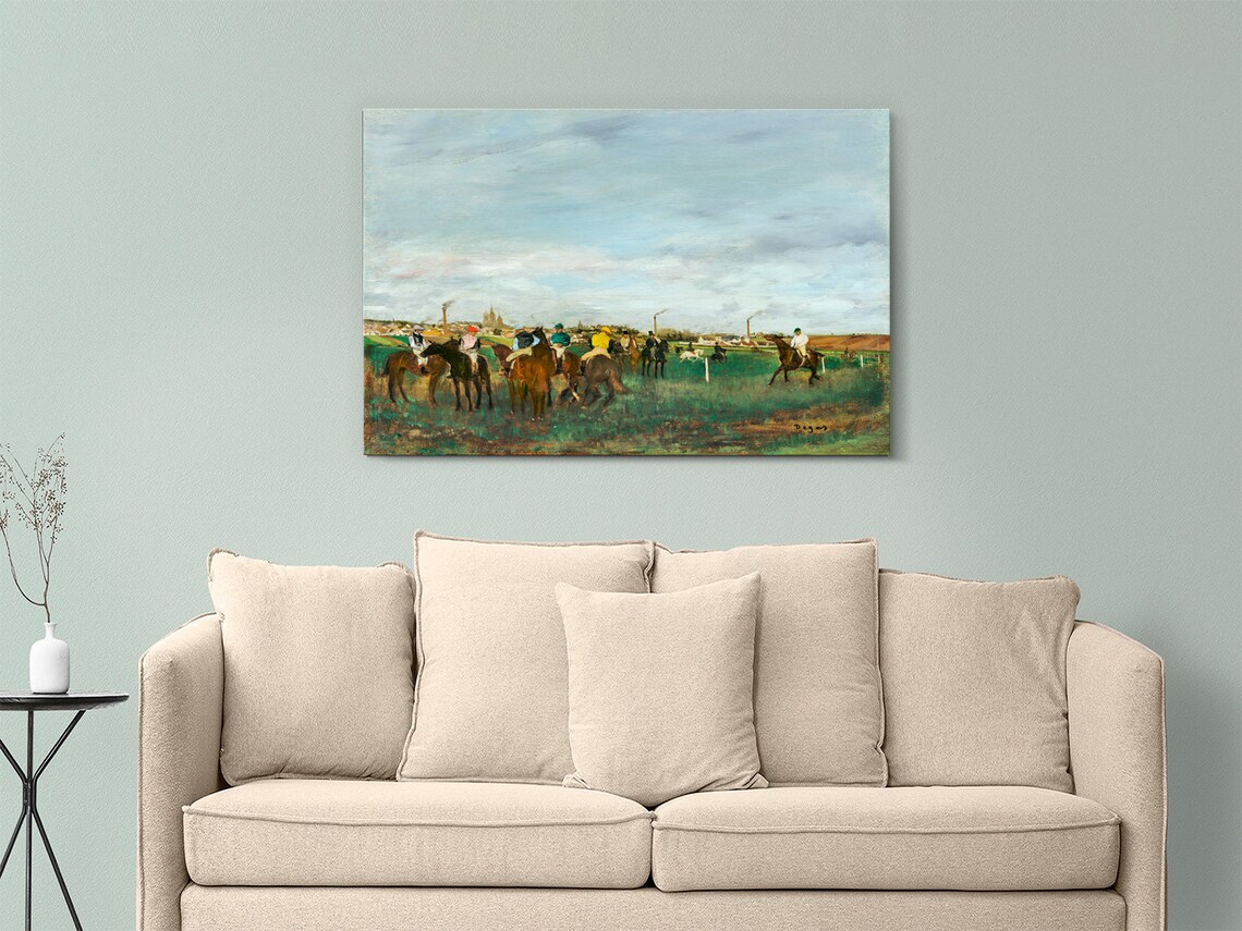 Edgar Degas The Races Horse Racing Pastel Impressionist Wall Art Poster - Image 2