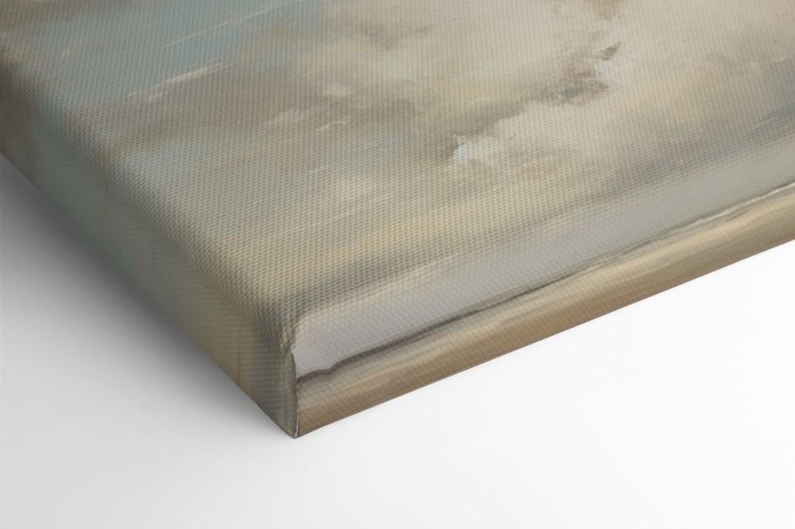 Billowing Pastel Clouds Over Calm Beach Serene Sky Wall Poster - Image 2