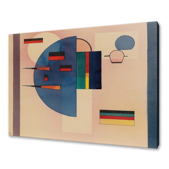 Wassily Kandinsky Beruhigt Calmed 1931 Classic Design Abstract Decor Reproduction Print Wall Art