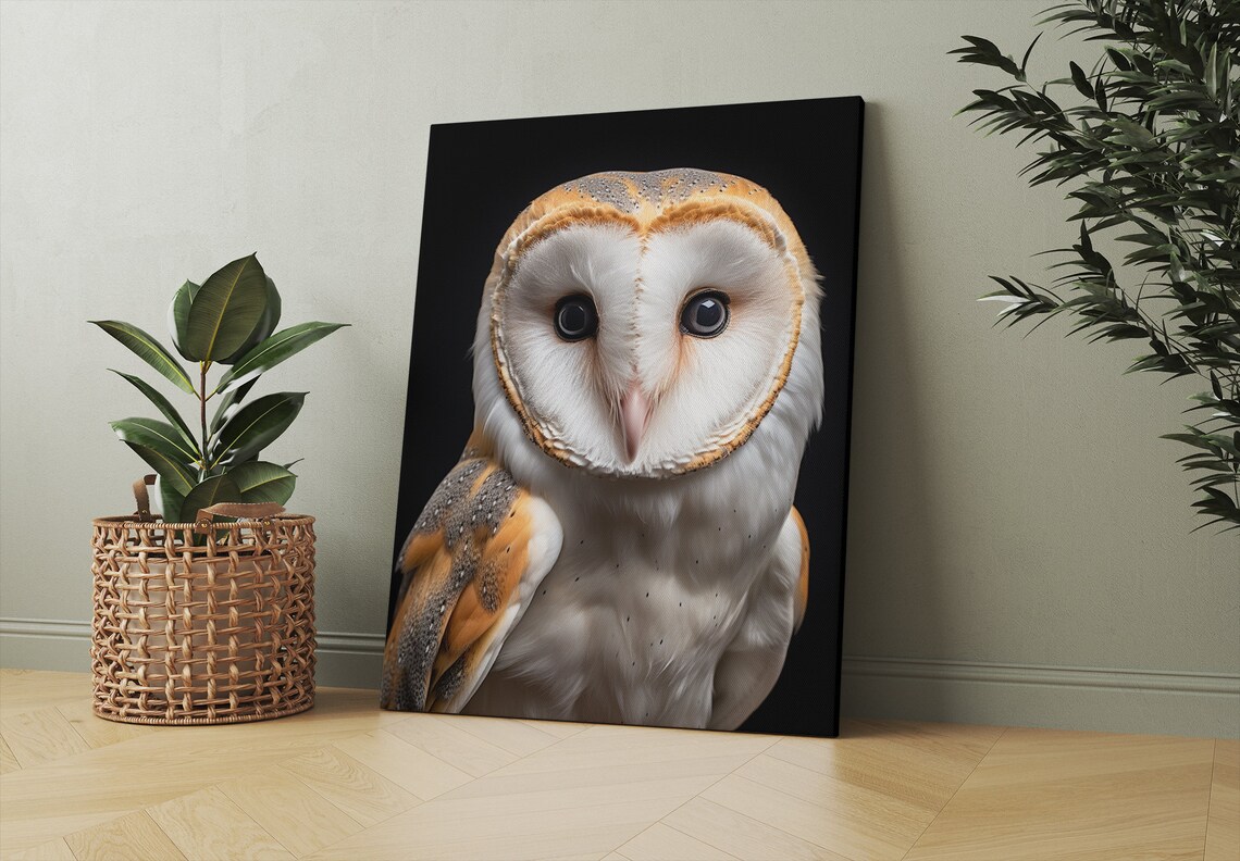 Barn Owl Bird Art Print, Farmhouse Wall Decor - Image 3