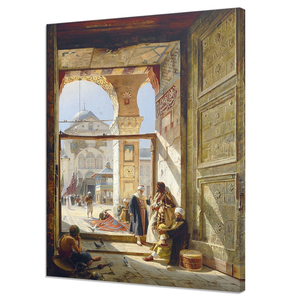 Gate of the Great Umayyad Mosque, Damascus Vintage Poster