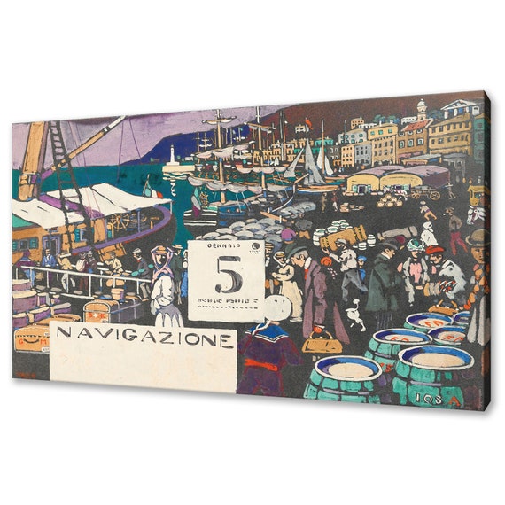 Wassily Kandinsky Entwurf Fr Ein Schiffsplakat Study For A Ship Poster 1906 Classic Design Abstract Reproduction Print Wall Art