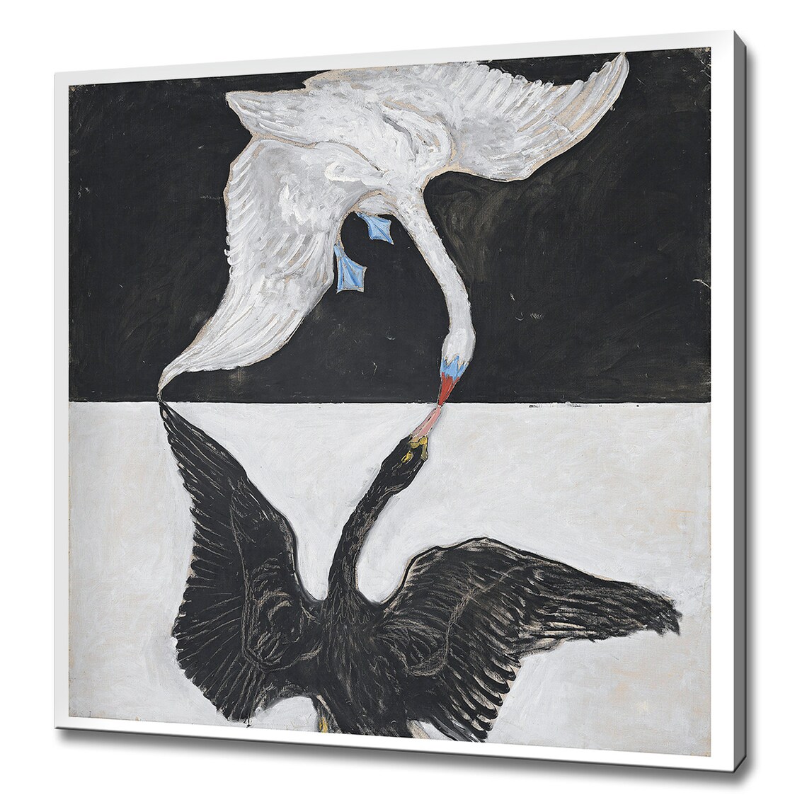 Hilma af Klint The Swan No 1 Black White Abstract Art Print Poster